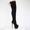 Pleaser - JUBILANT3007FS Bottes cuissardes à plateforme - Noir Product image